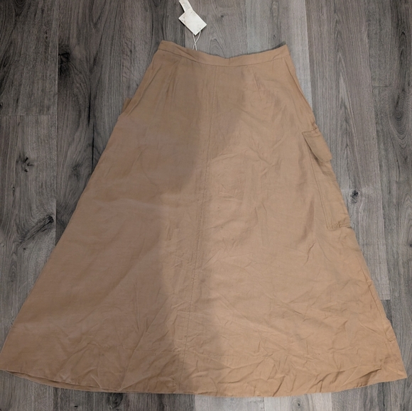 Vince Utility Button-Front Midi Skirt Size 0 NWT - Picture 4 of 4